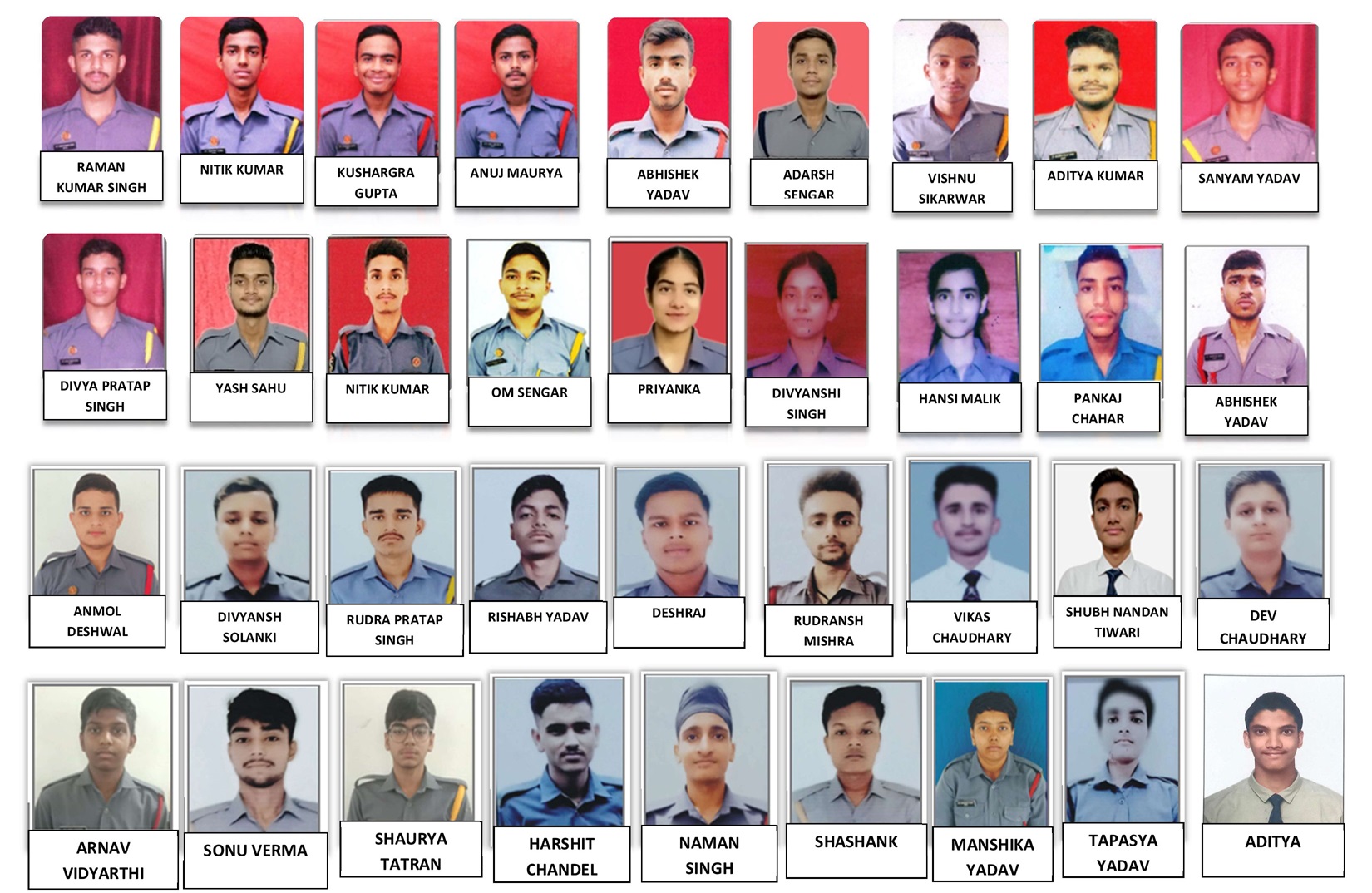 NDA RESULT UP Sainik School
