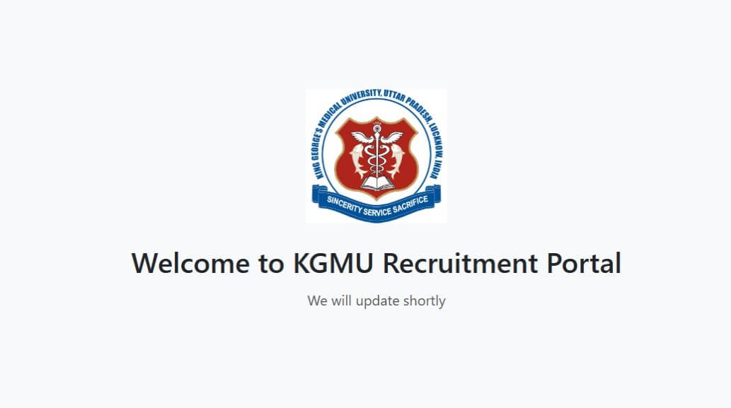 KGMU Recruitment portal