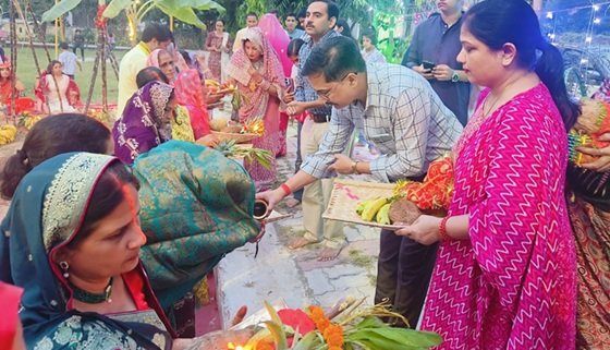 Chath Pooja Lucknow thecoverage 1