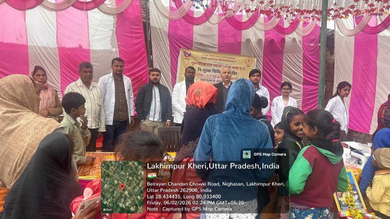 NMO health camp Tharu tribal