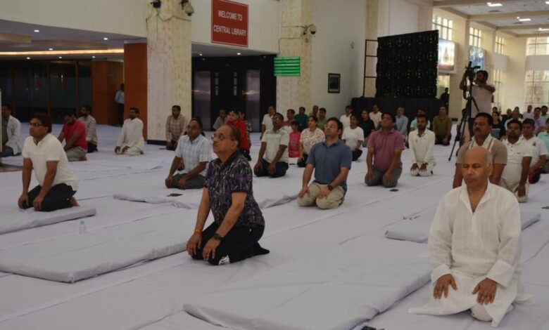 SGPGI Yoga Day 2 e1782039684816