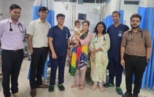 11 माह की बच्ची के दिल को मिली नई जिन्दगी