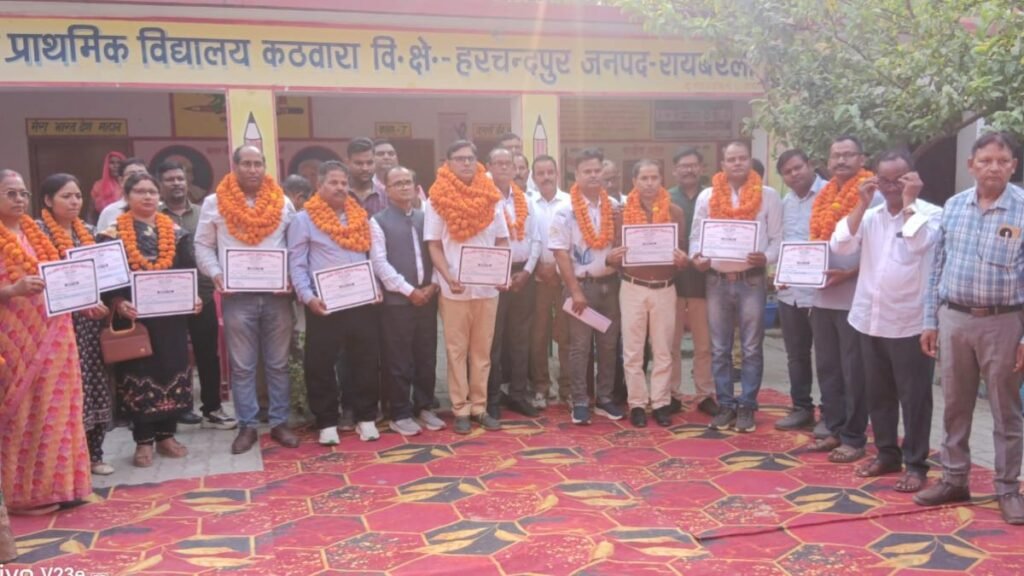 जूनियर हाईस्कूल शिक्षक संघ के चुनाव में गौरव, सूर्य प्रकाश,अजित सिंह, उमाशंकर, सुशील त्रिपाठी, साधना शर्मा विजयी
