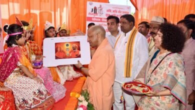 नवरात्रि एवं अंतरराष्ट्रीय बालिका दिवस पर माँ पाटेश्वरी मंदिर परिसर में शिक्षा, संस्कार एवं बालिका सशक्तीकरण का संगम