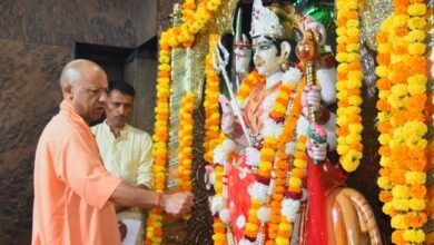 शारदीय नवरात्रि के प्रथम दिन मुख्यमंत्री ने किए मां पाटेश्वरी के दर्शन